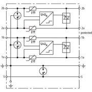 DEHN - Kombi-Ableiter für Informations-/MSR-Technik Kombi-Ableiter DBX U4 KT BD S 0-180 DEHNbox DBX