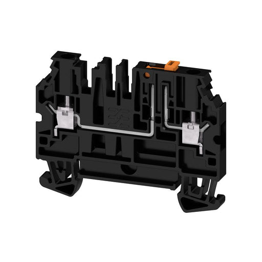 Weidmüller - Trenn- und Messtrenn-Reihenklemme Klemme W2C 4 DT BK Schraubanschl.,4mm² − 50 Stück