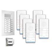 TCS Tür Control - Türsprech-Set audio:pack Unterputz f.7WE PAUF071/001 m. Außenstation PUK