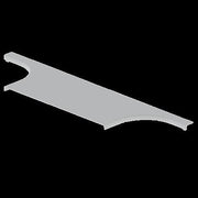 Unex - Deckel T-Stück für Kabeltragsystem Abdeckung T-Abzweiger grau 66629-48 600 U48X RAL7038