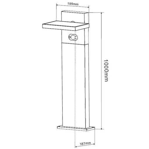 Lichtline - Wegeleuchte LED-Solar-Wegeleuchte PRDX27801 100cm