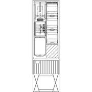 Elsta Mosdorfer - Zähler-Komplettschrank Zähleranschlusssäule ZS341.W3.72V A340 W3 1Z 3.HZ 72TE