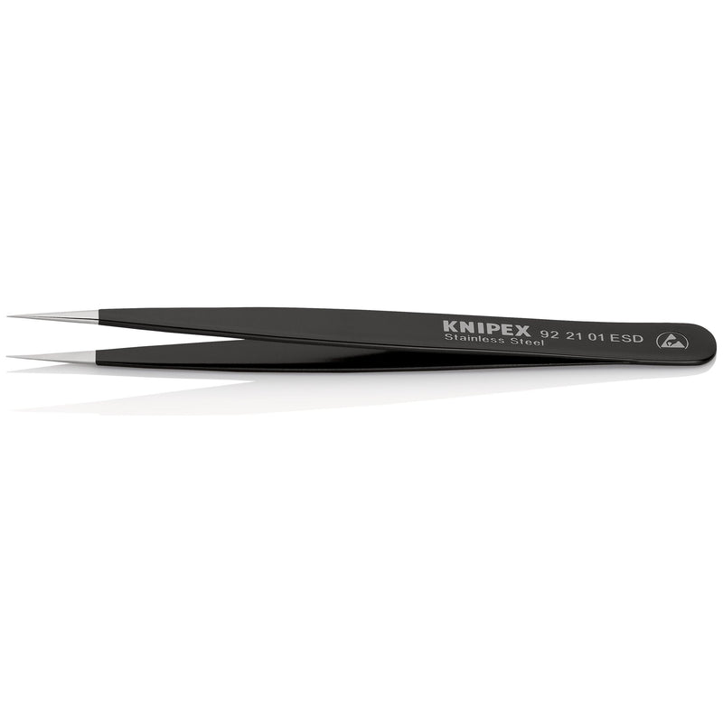 Knipex - Pinzette Universalpinzette 92 21 01 ESD Glatt 125 mm − 1 Stück