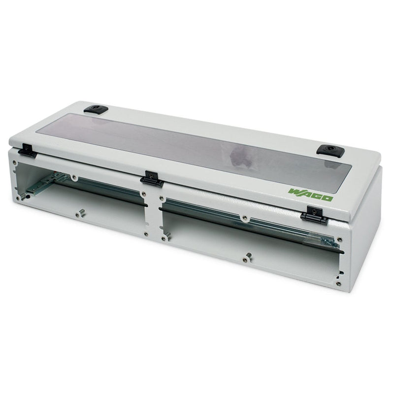 WAGO - Zähler-Komplettschrank IP65Systemgehäuse Stahlbl. 850-817/002-000 BxHxT600x120x200mm