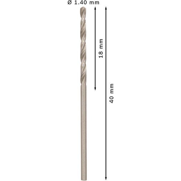 Bosch - Bohrer PRO Metal HSS-G 2608585470 Spiralbohrer 1,4 x