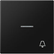 Jung - Abdeckung/Bedienelement für Installationsschalterprogramme Wippe 1-fach LS 990 KO5 K SWM graphitschwarz matt