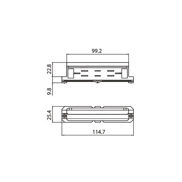 Brumberg Leuchten - Mechanisches Zubehör/Ersatzteile für Leuchten Mechanischer Verbinder 87125070 weiß