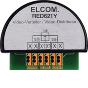 Elcom - Zusatzgerät für Türkommunikation Videoverteiler/Abzweiger RED621Y 2Draht UP