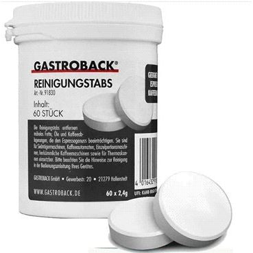 Gastroback - Zubehör/Ersatzteile für Kleingeräte Reinigungstabs 91830 (VE60) 60Stk.a 2,4g