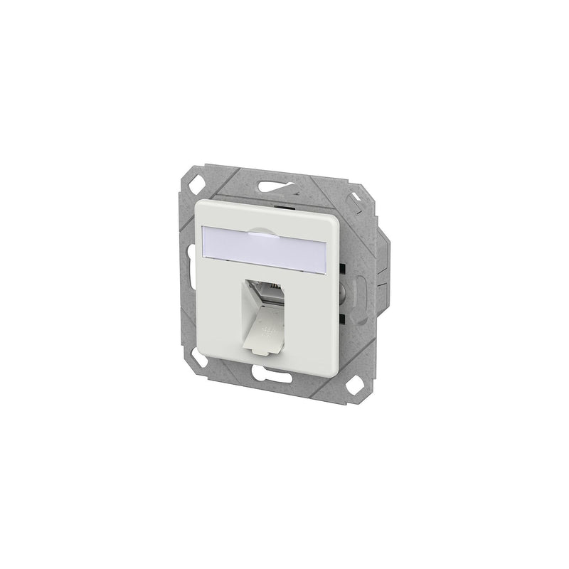 Metz Connect - Kommunikationsanschlussdose Kupfer RJ45 Anschlussdose LSA++ 130E371127-I UPk verkehrsweiß − 10 Stück