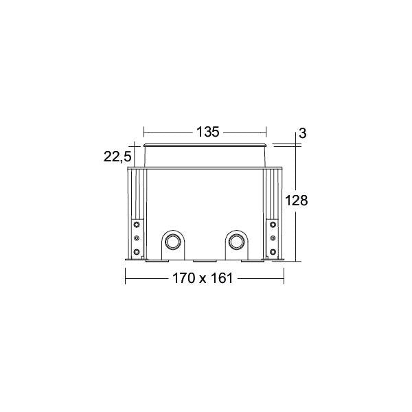 Brumberg Leuchten - Bodeneinbauleuchte LED-Bodeneinbauleuchte 14666223 3000K, edelstahl