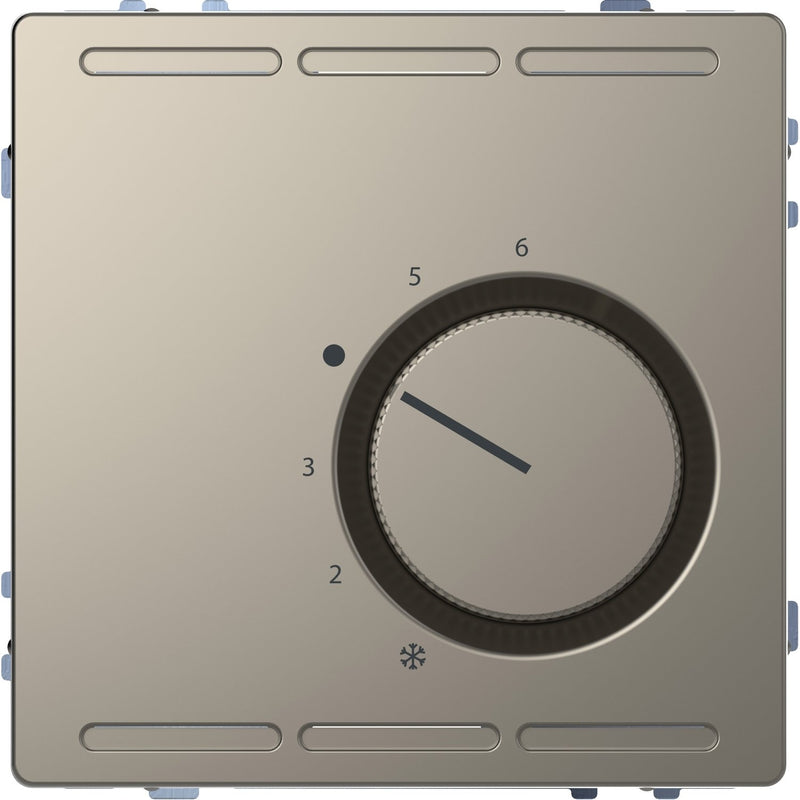 Merten - Raumthermostat RT-Rregler nickelmet MEG5762-6050 230V Wechselkont+ZPL