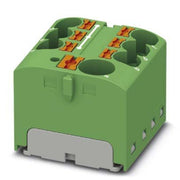 Phoenix Contact - Durchgangs-Reihenklemme Verteilerblock PTFIX 10/6X4 GN − 8 Stück