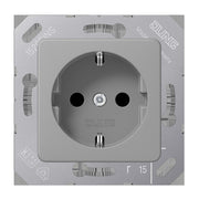 Jung - Steckdose SCHUKO-Steckdose 16A 250V CD 5120 BF GR 50x50mm Klappdeckel