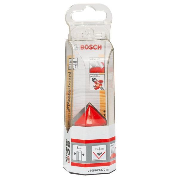 Bosch - Fräser V-Nutfräser Expert for 2608629370 Wood 8 mm D 31,8 mm