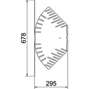 OBO Bettermann - Bogen für Kabelrinne Bogen, winkelverstellbar RB W 130 FT 110x300 tauchfeuerv