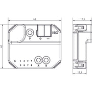 Theben - Bussystem-Systemschnittstelle/Medien-Gateway Medienkoppler LUXORliving RF1