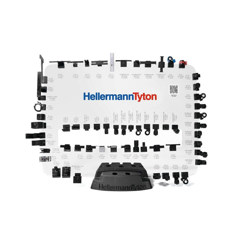 HellermannTyton - Befestigungssockel und -element für Kabelbinder Metal Edge Clip MSC2 MSC2 SS 100 St. − 100 Stück
