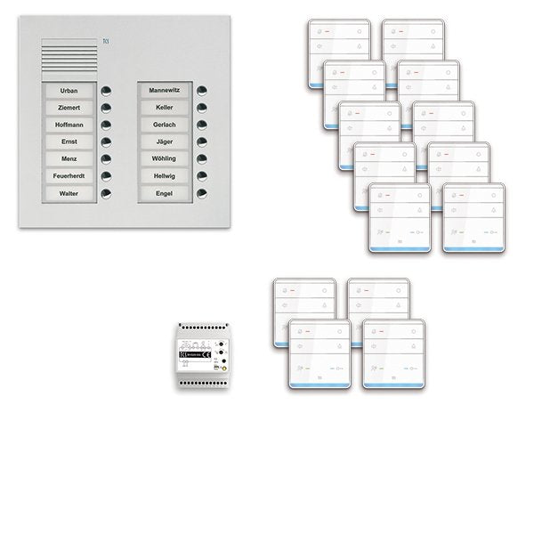 TCS Tür Control - Türsprech-Set pre:pack Audio UP 14WE PPUF14/2-EN/01 m.Außenstation PUK