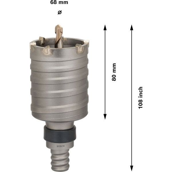 Bosch - Bohrkrone PRO SDS max-5 Bohrkrone, 2608580521 68 x 80x108 mm