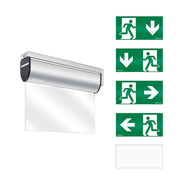 ESYLUX - Sicherheitsleuchte LED-Rettungszeichenleuchte SLCEL LED#EN10031632 3h, 25m