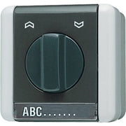 Jung - Jalousieschalter/-taster Jalousie-Drehschalter 834.10 W 10AX 250V 1-pol
