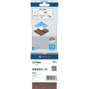 Bosch - Schleifpapier/Schleifvlies PRO X440 Schleifband, 75 x 2608606071 533 mm, 80, 3-tlg