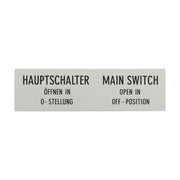 Eaton - Zubehör/Ersatzteile für Niederspannungs-Schalttechnik Zusatzfrontschild ZFS61/62-P3 Deutsch/Englisch
