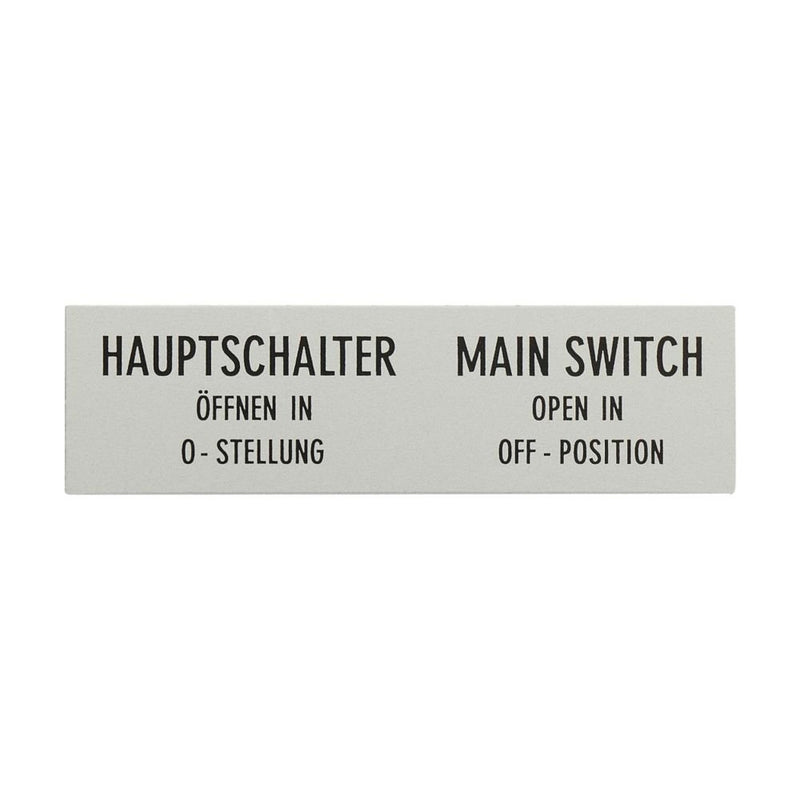 Eaton - Zubehör/Ersatzteile für Niederspannungs-Schalttechnik Zusatzfrontschild ZFS61/62-P3 Deutsch/Englisch