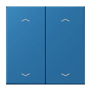 Jung - Abdeckung/Bedienelement für Installationsschalterprogramme Wippe mit Pfeilsymbolen LC 102 P 211 bleu ceruleen 31