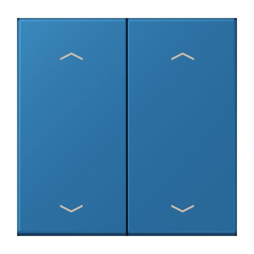 Jung - Abdeckung/Bedienelement für Installationsschalterprogramme Wippe mit Pfeilsymbolen LC 102 P 211 bleu ceruleen 31