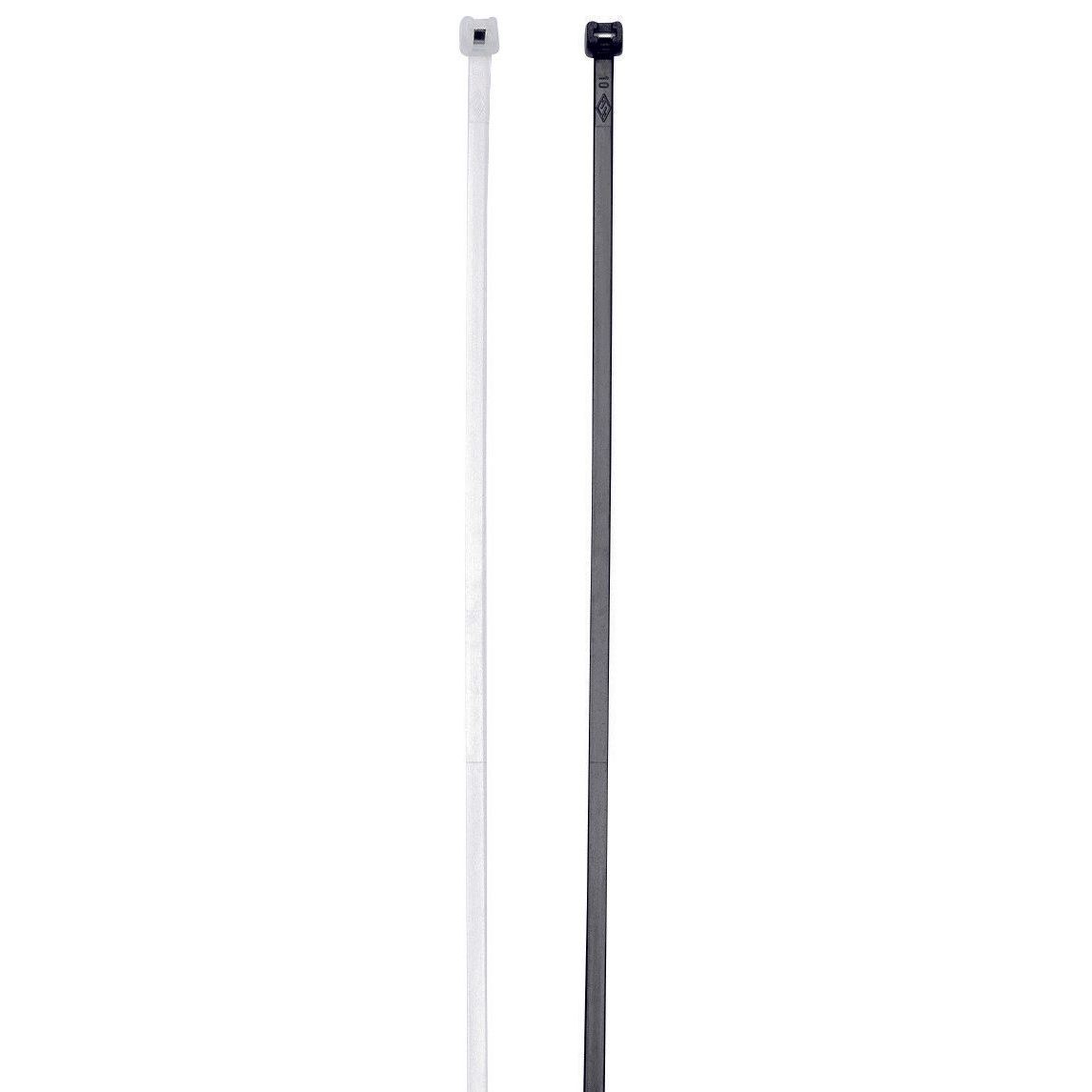 Cimco Werkzeuge - Kabelbinder m.Stahlzunge 181740 3,5x200mm,sw − 100 Stück
