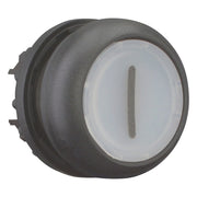 Eaton - Frontelement für Drucktaster Leuchtdrucktaste M22S-DRL-W-X1 flach,weiss,beschr