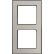 Peha - Abdeckrahmen Rahmen 2-fach D 20.672.222.702 Metall titan-alu