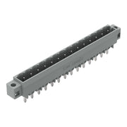 WAGO - Leiterplattensteckverbinder THT-Stiftleiste Lötstift 231-174/040-000 1,2x1,2,gerade,grau − 50 Stück