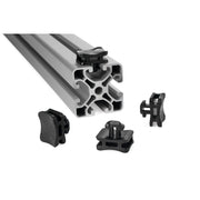 HellermannTyton - Befestigungssockel und -element für Kabelbinder Befestigungselement ACFM5W8P #151-03245 für Alu-Profile − 25 Stück