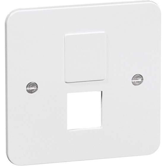 Peha - Einsatz/Abdeckung für Kommunikationstechnik Abdeckung rws D 80.610.02 AMP für 2 MJ-Steckverb