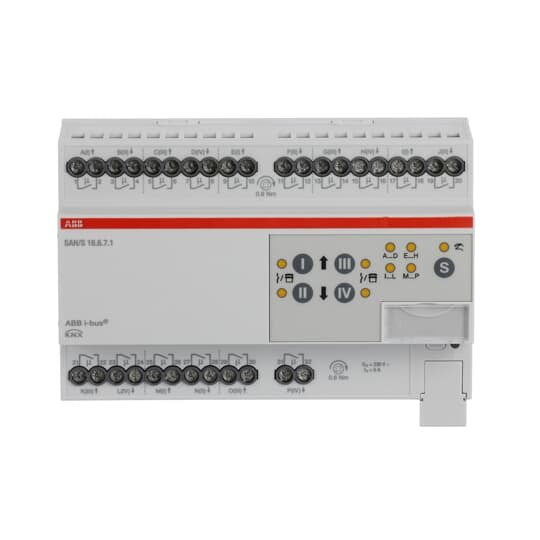 ABB Stotz S&J - Bussystem-Schaltaktor Schalt-/Jalousieaktor SAH/S16.6.7.1 16fach 6A, REG