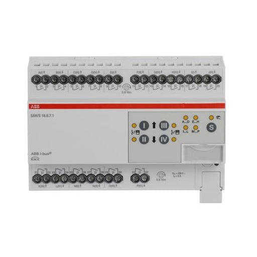 ABB Stotz S&J - Bussystem-Schaltaktor Schalt-/Jalousieaktor SAH/S16.6.7.1 16fach 6A, REG