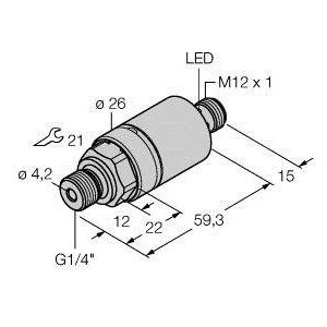 Turck - Druckschalter Drucksensor PC250R-204 #6833758