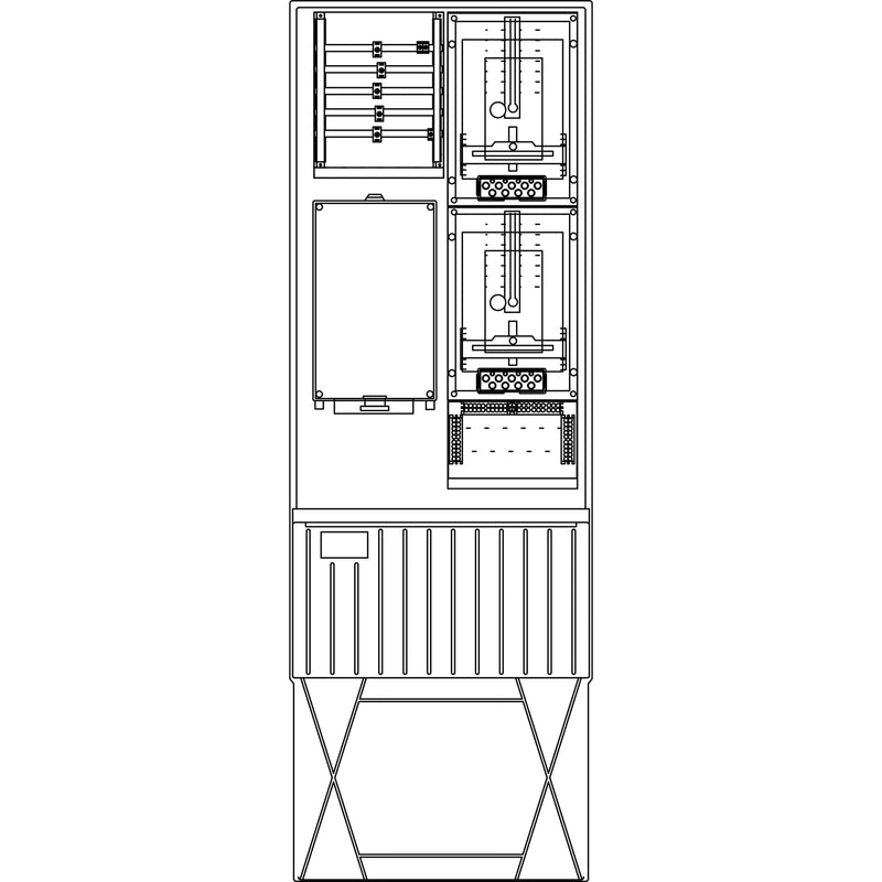 Elsta Mosdorfer - Zähler-Komplettschrank Zähleranschlusssäule ZS322.W3 A320 W3 2Z 3.HZ