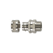 HellermannTyton - Metall-Schutzschlauch-Verschraubung Metallverschraubung SSC16-SM-M16-SS316ML dreh. Außengewinde
