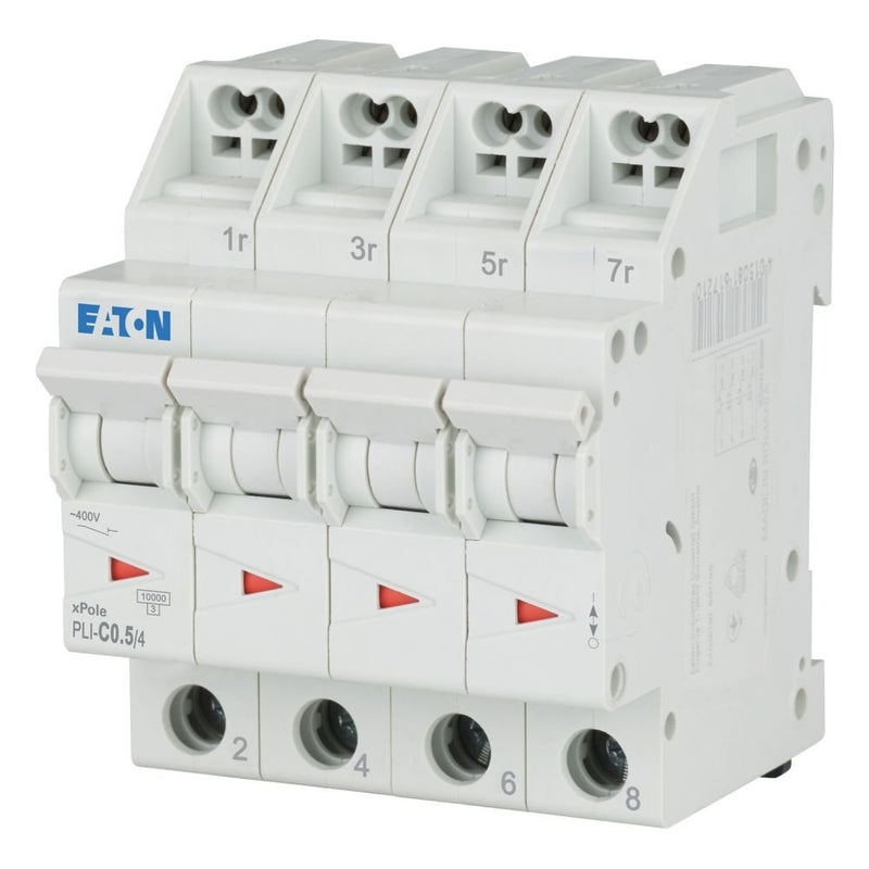 Eaton - Leitungsschutzschalter Leitungsschutzschalter PLI-C0,5/4 0,5 A, 4p,Steckkl. C