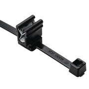 HellermannTyton - Kabelbinder Befestigungsbinder T50REC4A-MC5-BK-D1 2-teilig − 500 Stück