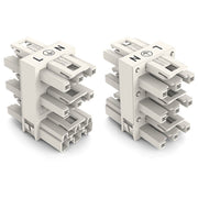 WAGO - Kompaktverteiler für steckbare Gebäudeinstallation Verteiler 770-658 250V 25A 3p. weiß − 25 Stück