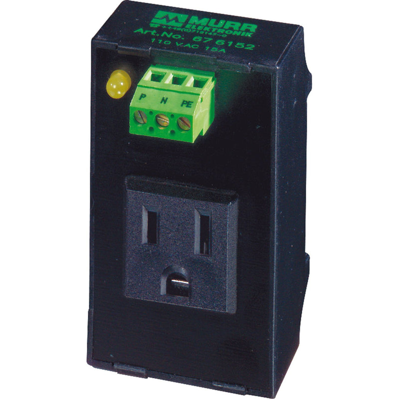 Murrelektronik - Einsatz/Abdeckung für Kommunikationstechnik Modlink MSVD Steckdose 676166 USA mit LED Gelb