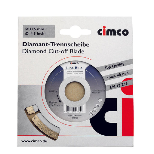 Cimco Werkzeuge - Trenn-/Schleifscheibe Diamanttrennscheibe 208704 D=180mm