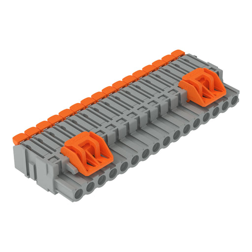 WAGO - Kabelsteckverbinder für Leiterplattensteckverbinder 1-Leiter-Federleiste 2231-1116/329-000 Push-in CAGECLAMP,gr − 25 Stück