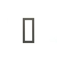 Siedle&Söhne - Zubehör/Ersatzteile für Türkommunikation Nachrüstblende Vario VA/NB 611-3/1-0 DG Dunkelgrau-Glimmer