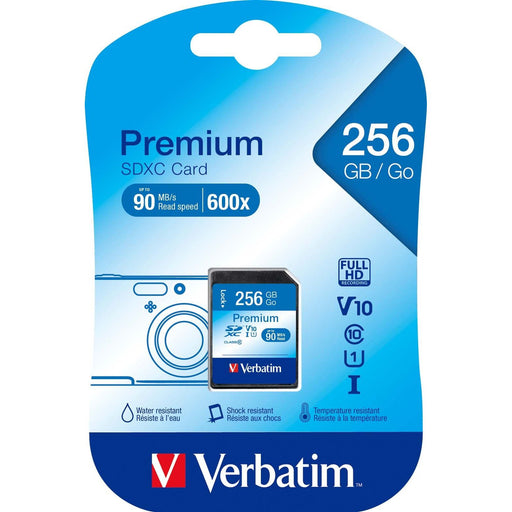 Verbatim - Speichermedium digital SDXC-Card 256GB 44026 Premium,Class10,U1